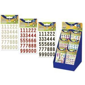 ETIQUETAS NUMEROS ADHESIVOS SURTIDOS 1 HOJA