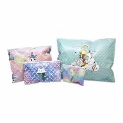 BOLSA ZIP PVC SIRENAS 4 UNIDADES