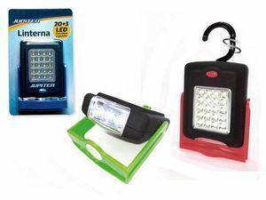 LINTERNA JUPITER 20 MAS 3 LEDS CON IMAN Y COLGANTE