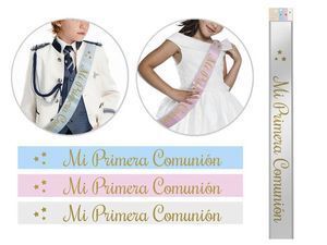 BANDA DE FIESTA COMUNION SURTIDAS