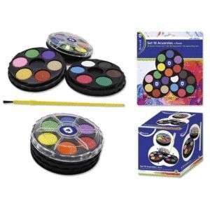 SET BISMARK ACUARELAS 18 COLORES + PINCEL