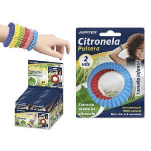 PULSERA ANTI MOSQUITOS ESPIRAL PACK 2 UNIDADES