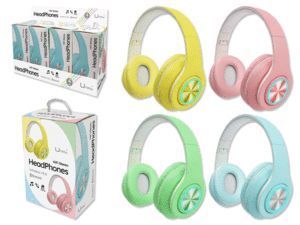 AURICULARES HEAD BLUETOOTH UMAY PASTEL LITTLE FUN
