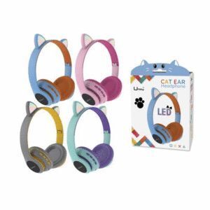 AURICULAR DIADEMA UMAY BLUETOOTH OREJAS DE GATO