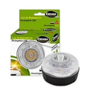 LUZ EMERGENCIA CEGASA RECARGABLE V16 HOMOLOGADA