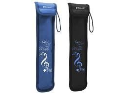 FUNDA FLAUTA MUSICA NEGRA/AZUL