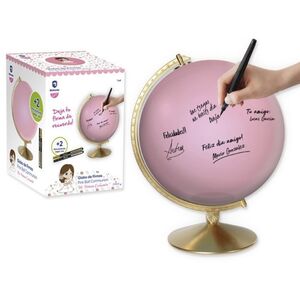 GLOBO FIRMAS BISMARK COMUNION ROSA NIÑA 21X28CM