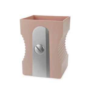 PAPELERA 21X21 SACAPUNTAS ROSA CLARO