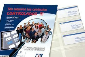 FUNDAS 8 TARJETAS A4 PAQUETE 10 UNIDADES
