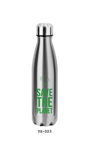 BOTELLA ALUMINIO SILVER 500 ML SAVE THE PLANET