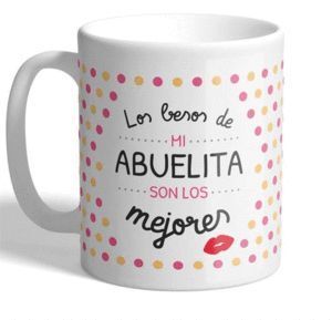 TAZA ABUELA LOS BESOS