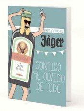 TARJETA MODERNA DE PUEBLO NO JAGER