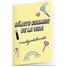 TARJETA LA VECINA RUBIA BAJATE