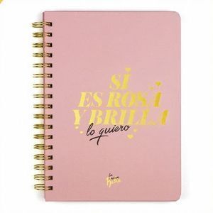 LIBRETA A5 TAPA DURA LA VECINA RUBIA 