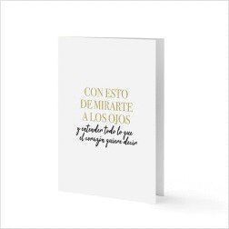 TARJETA: OJOS - DEFREDS