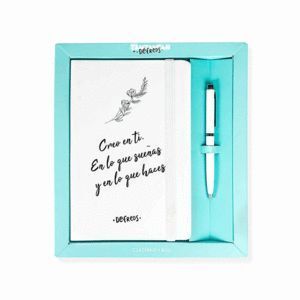 PACK DE CUADERNO Y BOLIGRAFO CREO EN TI