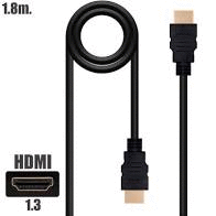 CABLE HDMI V1.3 AM - AM 1,8 METROS NANOCABLE