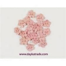 FLOR PAPEL ROSA VINTAGE 20 PIEZAS DAYKA