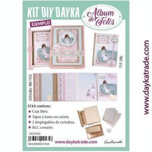 KIT CAJA LIBRO Y ÁLBUM DESPLEGABLE DAYKA