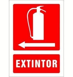 SEÑAL EXTINTOR IZQUIERDA ROT-ADH