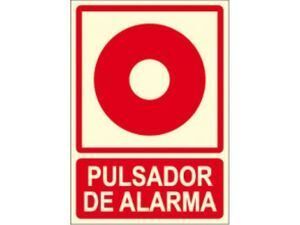 SEÑAL PULSADOR DE ALARMA ROT-ADH