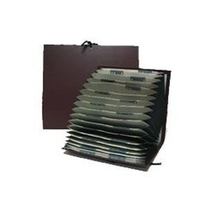 CARPETA FUELLE LETRAS-BANCOS BURDEOS