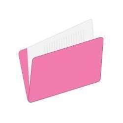 SUBCARPETA FOLIO 180 GR ROSA PAQUETE 50 UNIDADES 