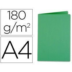 SUBCARPETA A4 180 GR VERDE MEDIO PAQUETE 50 UNIDADES