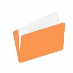 SUBCARPETA A4 180 GR NARANJA MEDIO PAQUETE 50 UNIDADES