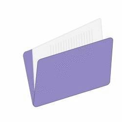SUBCARPETA A4 180 GR VIOLETA PAQUETE 50 UNIDADES