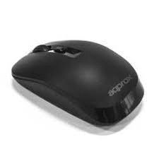 AQPROX RATON INALAMBRICO USB 1600 DPI NEGRO