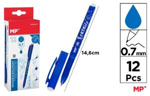 BOLIGRAFO BORRABLE MP 0,7 AZUL