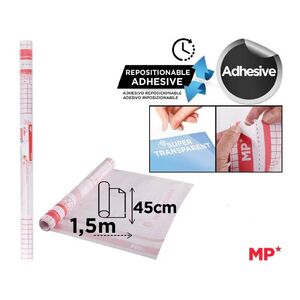 FORRO DE LIBROS ADHESIVO 0,45 X 1,5M MP