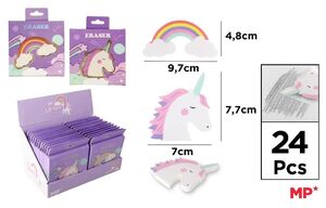 GOMA DE BORRAR FANTASIA UNICORNIO SURTIDO MP