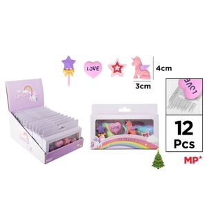 GOMAS DE BORRAR MP FANTASIA UNICORNIO 4 UNIDADES