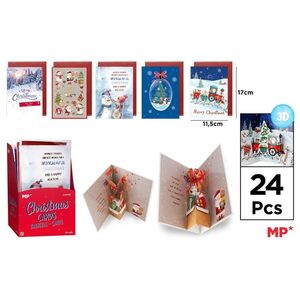 TARJETA FELICITACION DE NAVIDAD POP UP MP