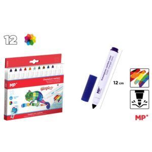 ROTULADORES MP CAMALEÓN 12 UNIDADES