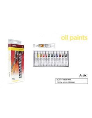 PINTURA ÓLEO 12 TUBOS X 12ML ARTIX