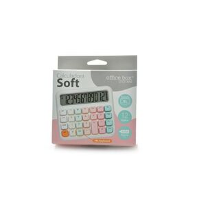CALCULADORA OFICCE BOX MESA 12 DIGITOS LT-D1566 GRIS
