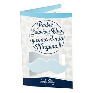 TARJETA REGALO RASCA CON MENSAJE SECRETO PAPA