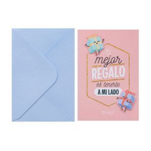 POSTAL - EL MEJOR REGALO ES TENERTE A MI LADO MR WONDERFUL