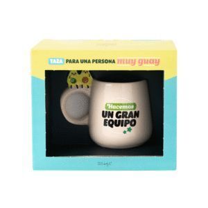 TAZA AGUACATE - HACEMOS UN BUEN EQUIPO MR WONDERFUL