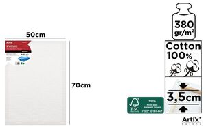 LIENZO 50X70CM 380GR ARTIX