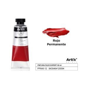 PINTURA ÓLEO EXPERT 50ML ROJO PERMANENTE ARTIX