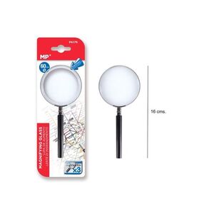LUPA METAL MP CRISTAL OPTICO 60MM X3