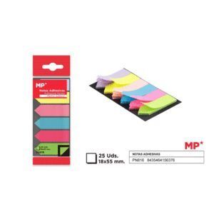 NOTAS ADHESIVAS 18X55MM 6 COLORES X 25H MP