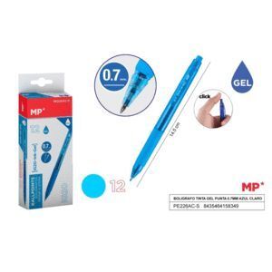 BOLÍGRAFO MP IG20 0,7 AZUL CLARO