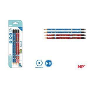 LAPICES MP CON GOMA SKATE 4 UNIDADES