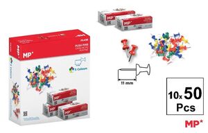 AGUJA SEÑALIZACION MP 11MM COLORES 50 UNIDADES