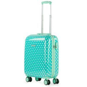 MALETA DE CABINA TROLLEY TOPOS VERDE